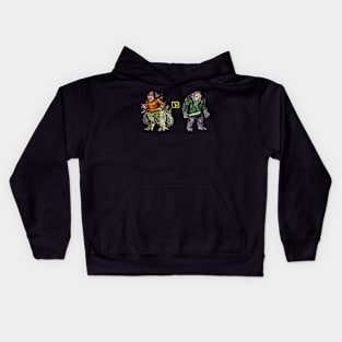 DreamLizard vs King Jason! Horror Parody MASHUPS Kids Hoodie